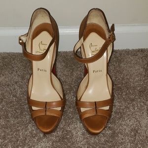 Brown Christian Louboutin Sandals